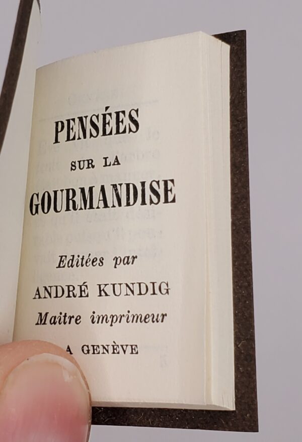 Pensees sur la Gourmandise - Image 2