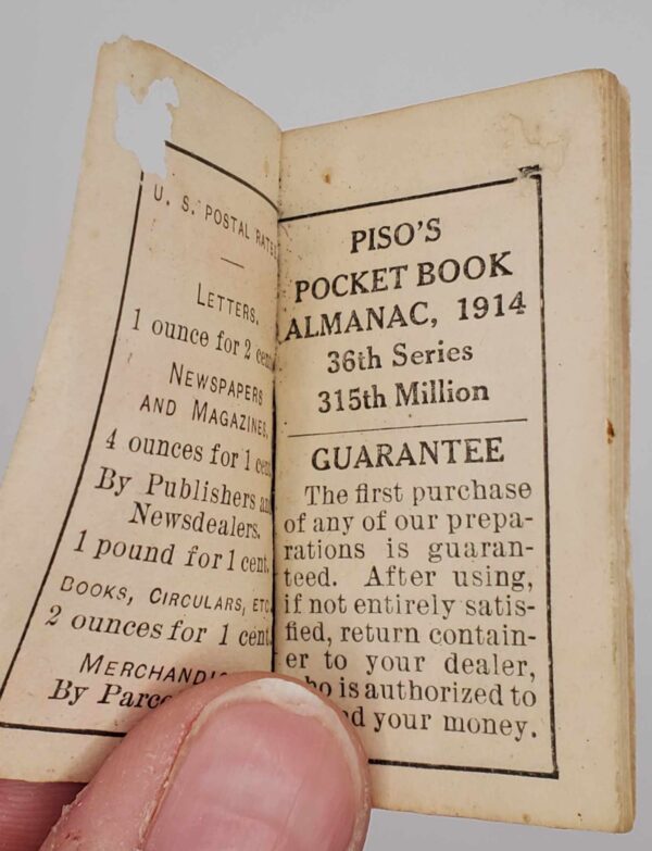 The Piso Pocket Book Almanac 1914 - Image 3