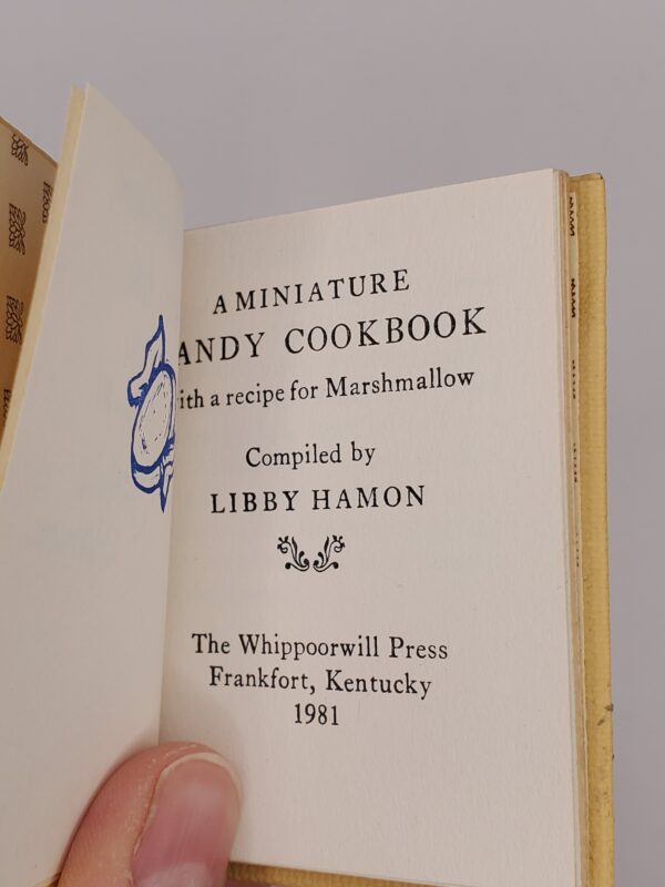 A Miniature Candy Cookbook with A Recipe for Marshmallow - Image 2