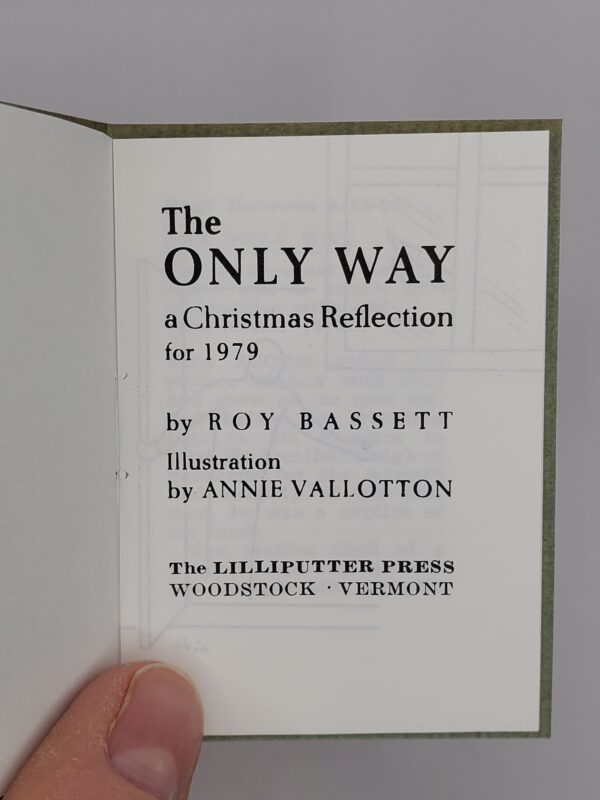 The Only Way, a Christmas Reflection for 1979 - Image 2