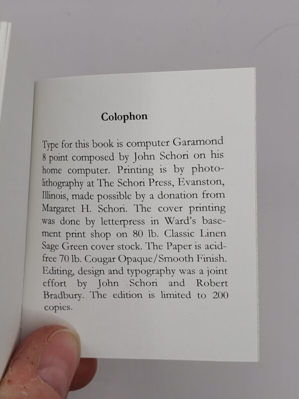 Miniature Books Published by The Press of Ward Schori - Image 4