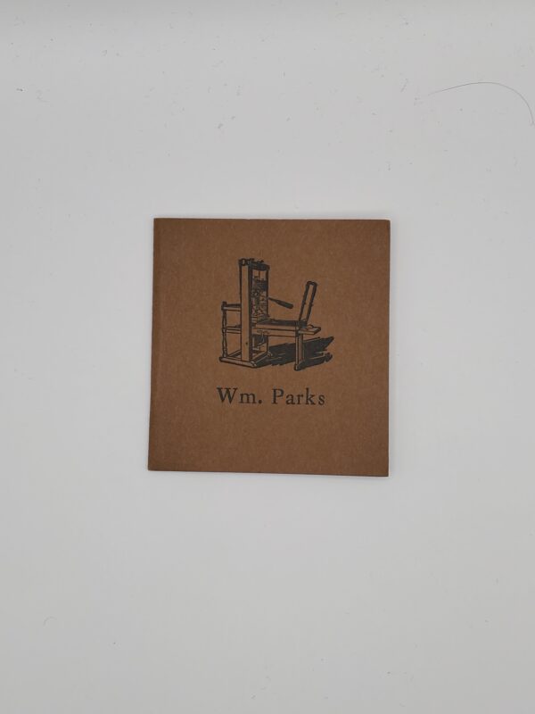 William Parks, Williamsburg Printer