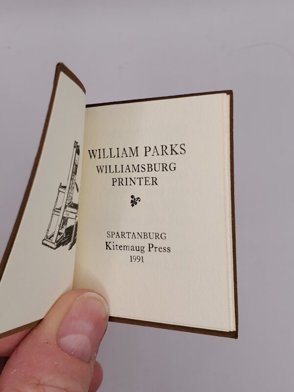 William Parks, Williamsburg Printer - Image 2