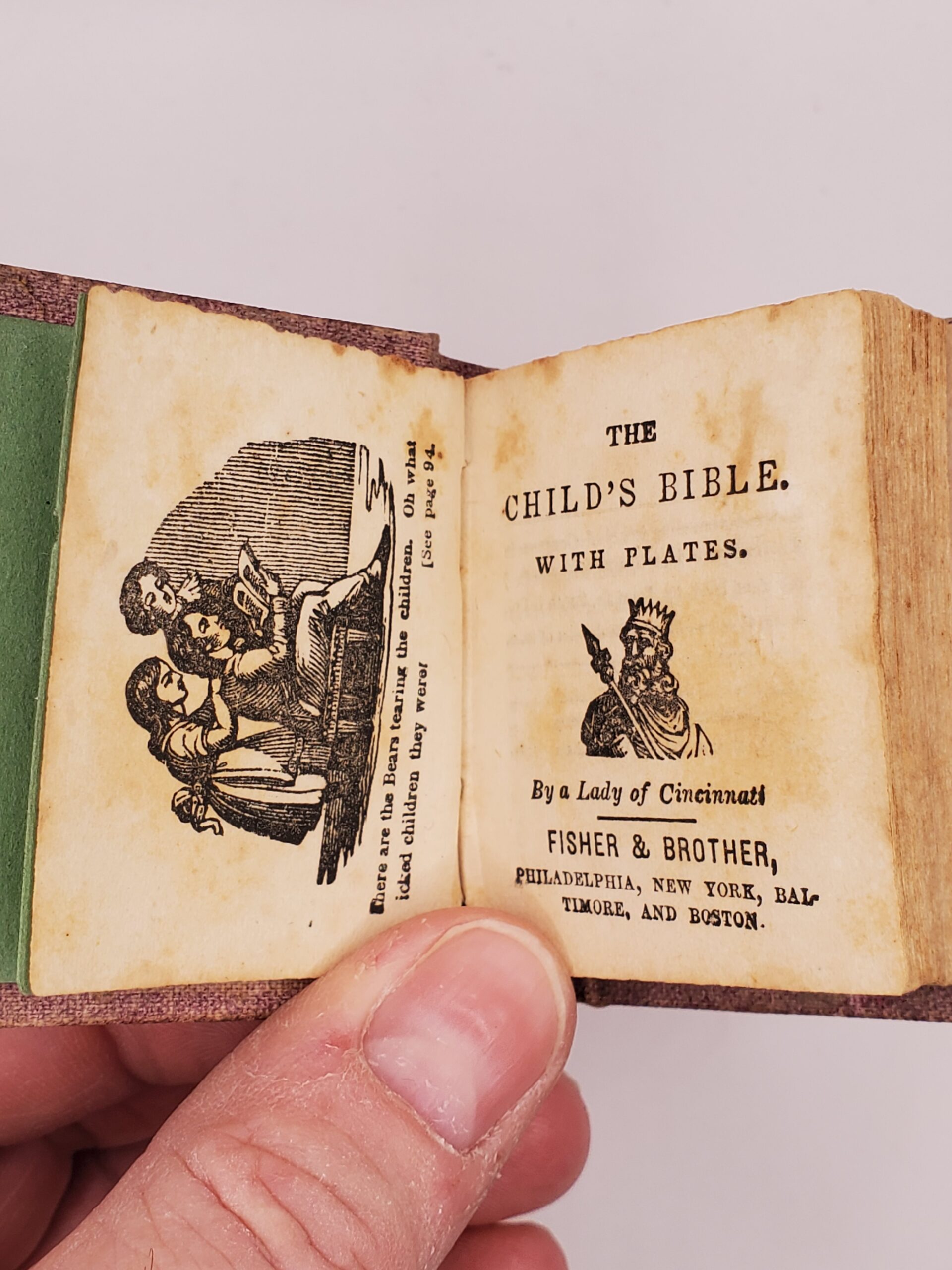 Child's Bible with Plates. By a Lady of Cincinnati - Image 2