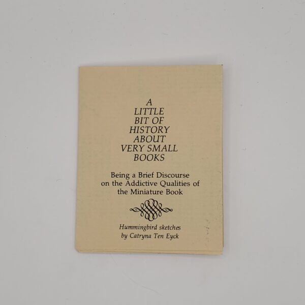 A Little Bit of History About Very Small Books