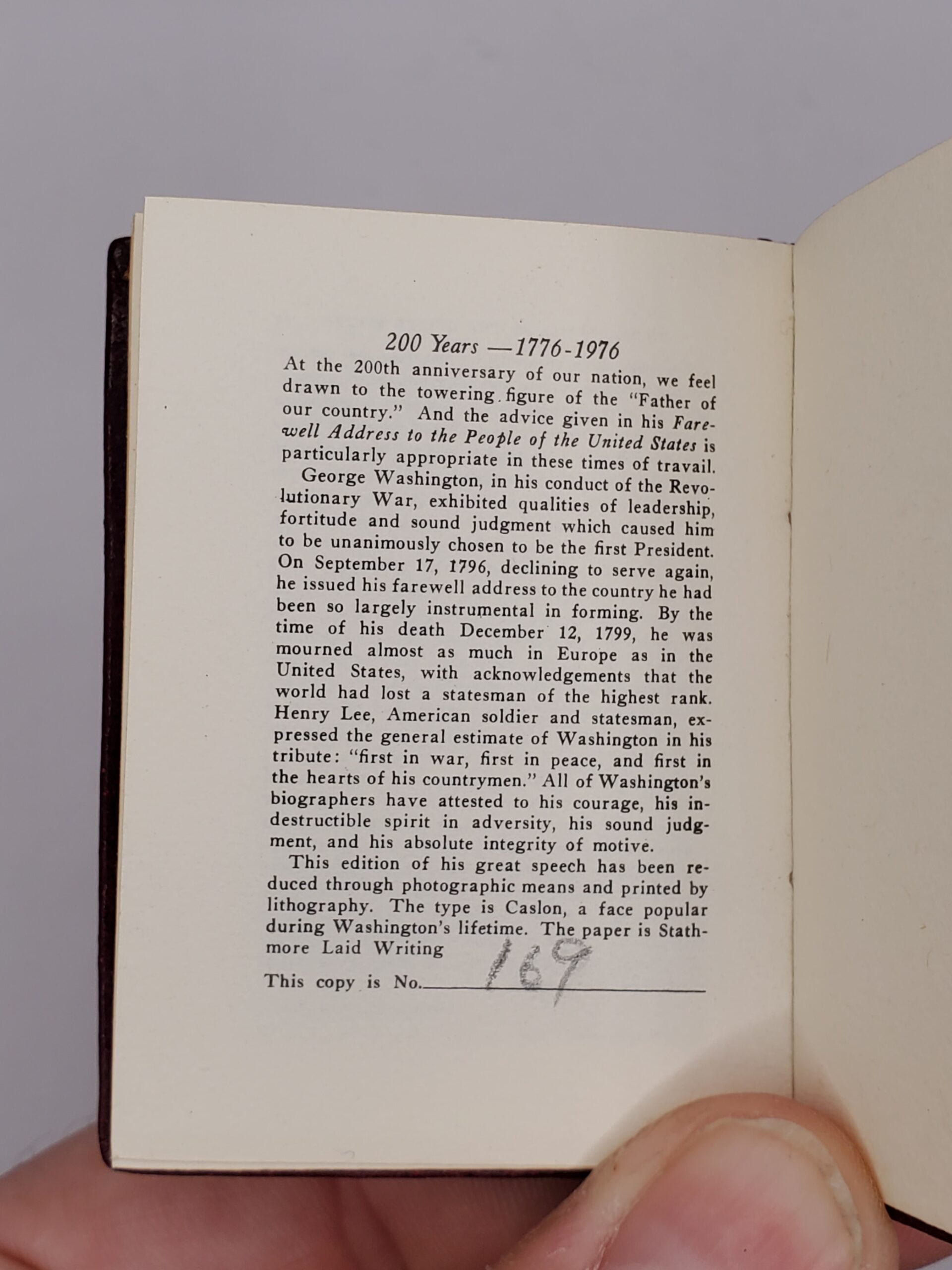 Washington's Farewell Address - Image 4