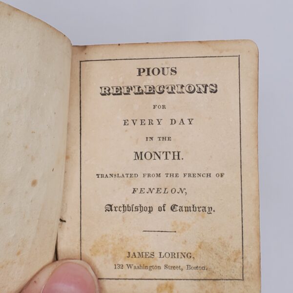 Pious Reflections for Every Day in the Month