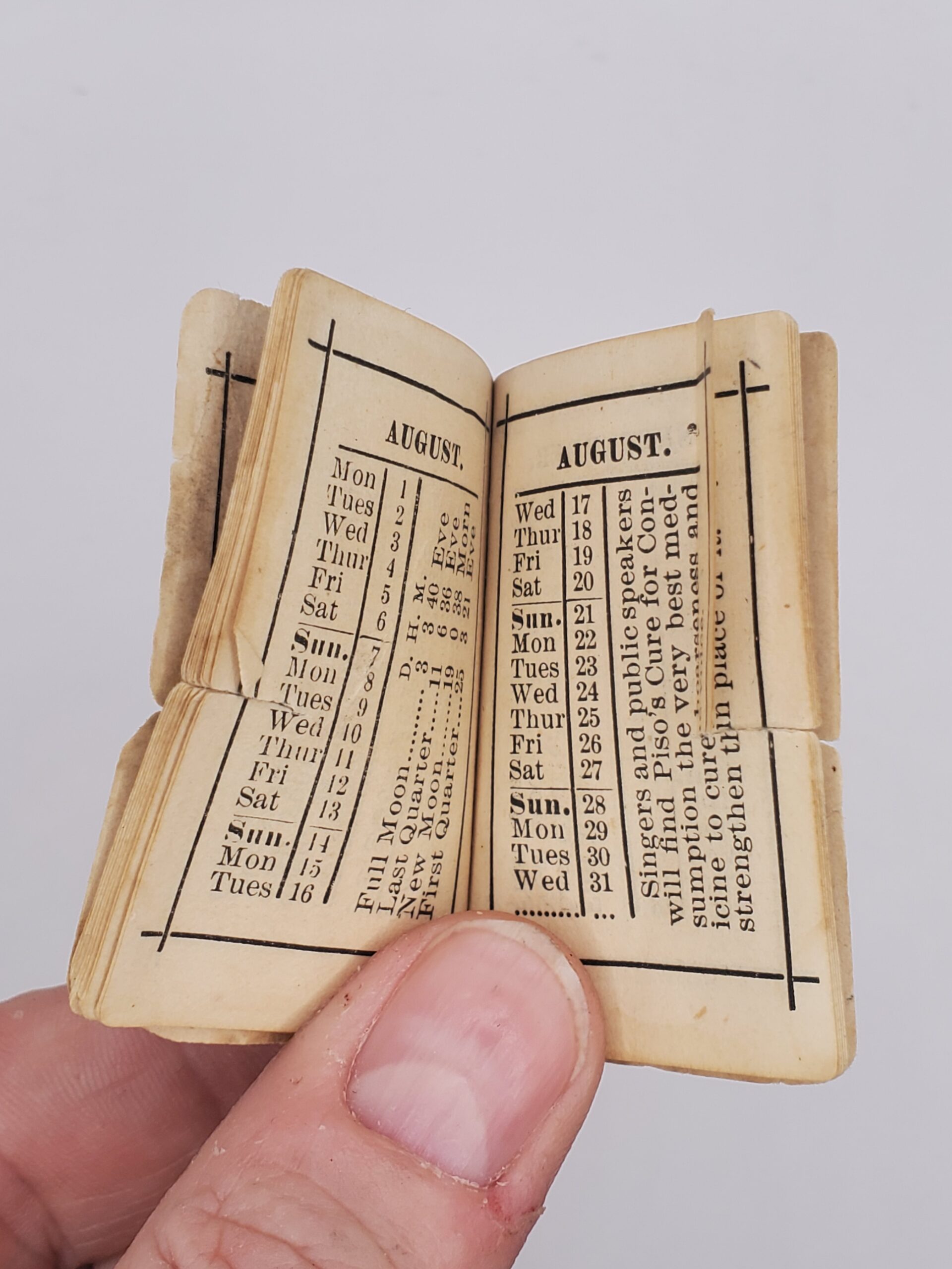 Hazeltine's Pocket-Book Almanac 1887 - Image 3