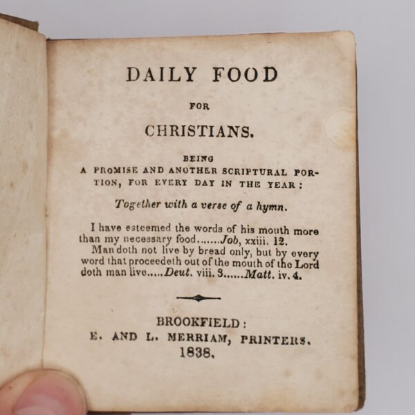 Daily Food for Christians