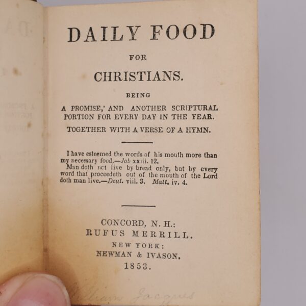 Daily Food for Christians