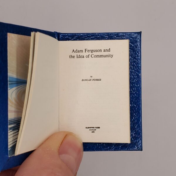 Adam Ferguson and the Idea of Community