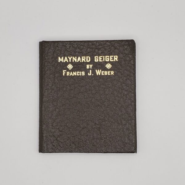 Maynard Geiger, Archivist-Historian